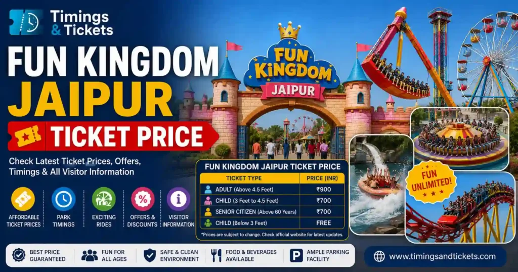 Fun Kingdom Jaipur Ticket Price
