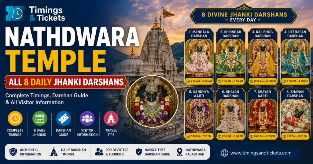 Nathdwara Temple Timing: All 8 Daily Jhanki Darshans