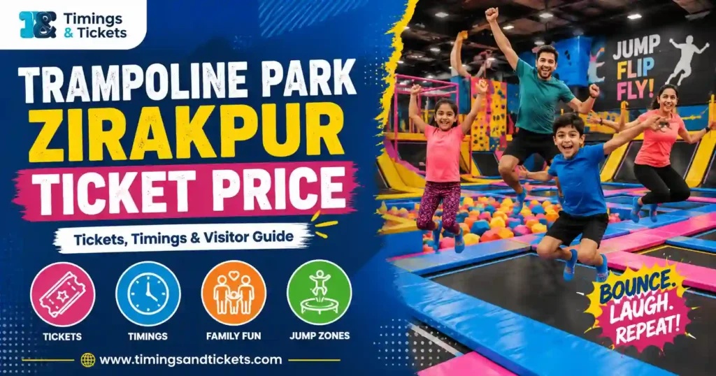 Trampoline Park Zirakpur Ticket Price