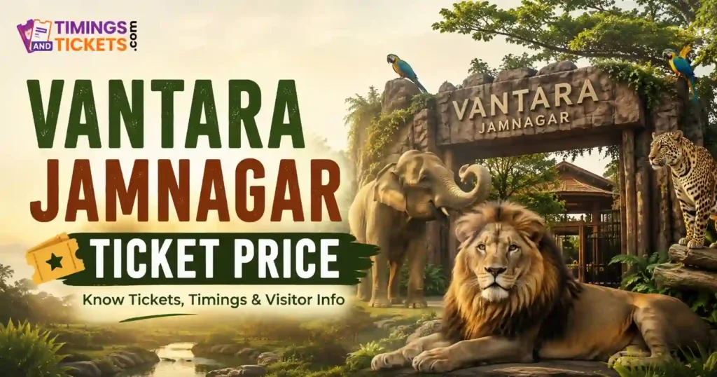 Vantara Jamnagar Ticket Price