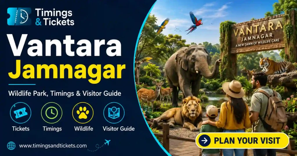 Vantara Jamnagar Ticket Price, Entry Fee, Booking Status, Location & More