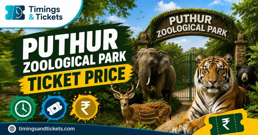 Puthur Zoological Park Ticket Price